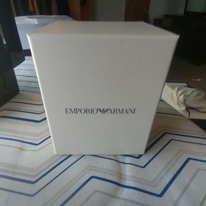 Emporio Armani mens watch white